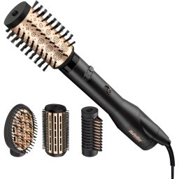 Perie Big Hair Luxe AS970E 650W Tehnologie Ionica Invelis ceramic Jet de aer rece Negru mat/Auriu