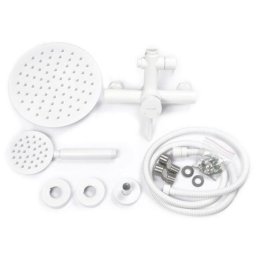 Accesorii sanitare MIXXUS SUS-003-J WHITE baterie baie cu coloana de dus din otel inoxidabil
