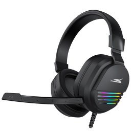 Casti BGH-011 Pearl Black, Casti gaming cu fir, Negru