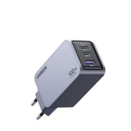Incarcator de retea 100W GaN Tech Nexode Pro Fast Wall Charger, 1x USB-A & 2x USB-C Space Grey
