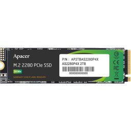 SSD AS2280P4X, 512GB, M.2 PCIe Gen3 x4, Negru/Verde
