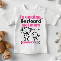 Tricou personalizat anunt sarcina - Viitoare Surioara mai Mare