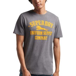 SUPERDRY T-Shirt Vintage Speedway Tee M1011578A 8xa grey black twist grit
