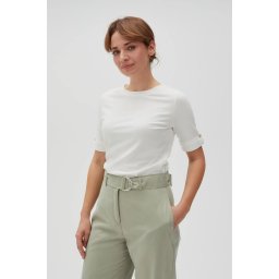 Marisse Women's T-Shirt L-Ts-4616 Off White