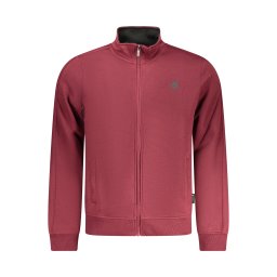 Hanorac bărbătesc bordo cu fermoar