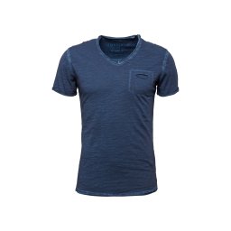 Key Largo Tricou 'Soda' albastru închis