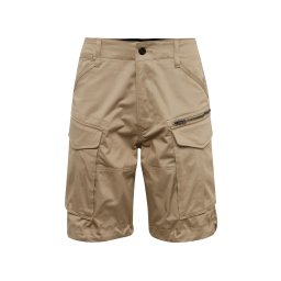 G-STAR Pantaloni cu buzunare 'Zip Relaxed Short' bej