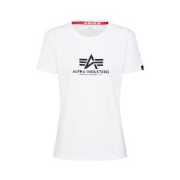 ALPHA INDUSTRIES Tricou negru / alb
