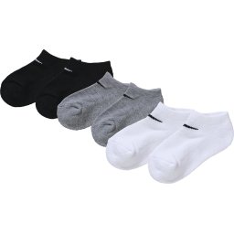 Nike Sportswear Șosete 'No Show' gri / negru / alb