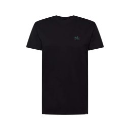 Iriedaily Tricou 'Peaceride' gri / verde jad / portocaliu piersică / negru