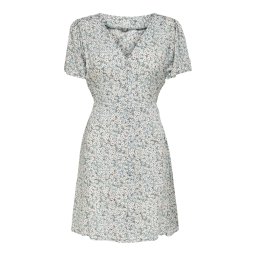 ONLY Rochie 'ONLEvida' verde mentă / verde închis / roșu cireș / alb