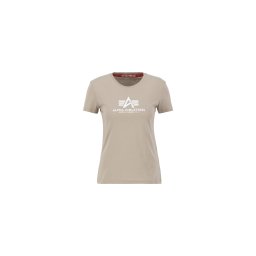 ALPHA INDUSTRIES Tricou nisipiu / alb