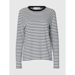 SELECTED Tricou negru / alb