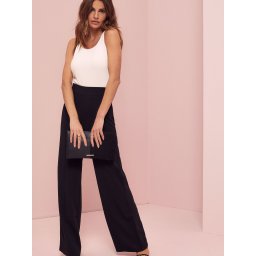 Lipsy Pantaloni cu dungă negru