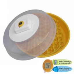 Incubator Puisor Nou IO-103TH, afisaj temperatura si umiditate