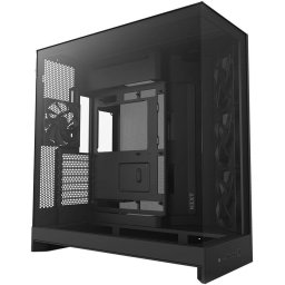 Carcasa H9 Flow (2025), MiddleTower, Fara sursa, ATX/E-ATX/mATX/mITX, Negru