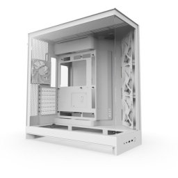 Carcasa H9 Flow (2025), MiddleTower, Fara sursa, ATX/E-ATX/mATX/mITX, Alb