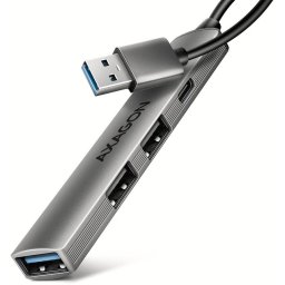 HUE-STA, 3x USB-A, 1x USB-C, Gri