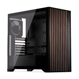 Carcasa KRXD008, Middle Tower, Fara sursa, ATX/mATX/mITX, Negru