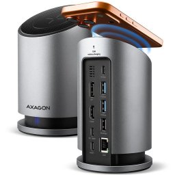 HMC-WL9, 3 x USB-A, 1 x DisplayPort, 1 x HDMI, 3 x USB-C, 1 x RJ45, Gri