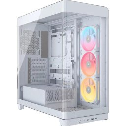 Carcasa Frame 4500X LX-R RGB, MiddleTower, Fara sursa, ATX/E-ATX/mATX/mITX, Alb