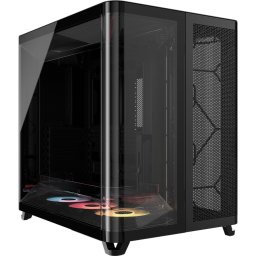 Carcasa AIR 5400 RS-R ARGB, Middle Tower, Fara sursa, Mini-ITX, Micro-ATX, ATX, E-ATX, Negru