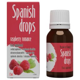 Cobeco Spanish Drops - picături afrodiziace - aromă zmeură (15ml)
