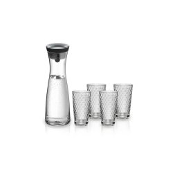 WMF Carafă Basic pentru apă, 1 l + 4 pahare
