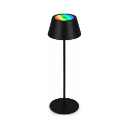 Brilo - Lampă de birou LED RGB reîncărcabilă, cu control tactil, KIKI, LED/2,6W/5V, IP44, 2600 mAh, negru