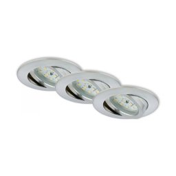 Briloner 7296-039 - Set 3x spoturi LED încastrate pentru baie LED/6,5W/230V IP23