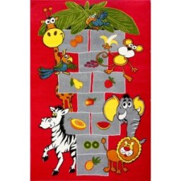 Covor Dreptunghiular pentru Copii, 300 x 400 cm, Rosu, Kolibri Model Sotron 11120/120