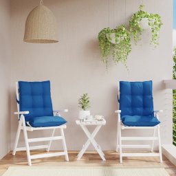 Perne scaun spatar mic, 2 buc albastru regal, tesatura Oxford GartenMobel Dekor