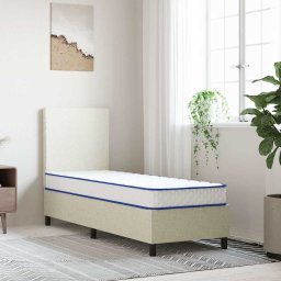 Saltea din spuma cu memorie, alb, 70x200x17 cm, moale GartenMobel Dekor