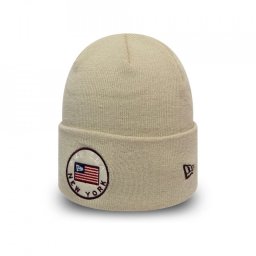 Caciula New Era Flagged Stone Cuff Knit Bej