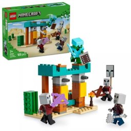 LEGO® Minecraft® Patrulă Illager de deșert 21267