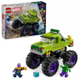 LEGO® Marvel Hulk în vehicul de teren contra lui Thanos 76312