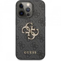 Husa Guess Husa PU 4G Metal Logo iPhone 13 Pro Gri
