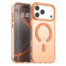 Husa iPhone 18 Pro Max iPhone 17 Pro Max 6.9 Magsafe Plastic Candy Portocalie