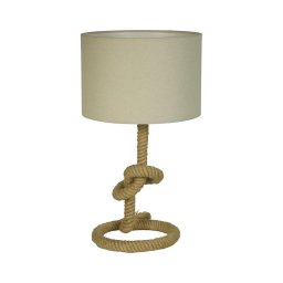 Searchlight EU78410 - Lampă de masă ROPE 1xE27/60W/230V