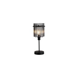 Searchlight SWIZZLE EU55622SM - lampă de masă, 1xE14/60W/230V, neagră
