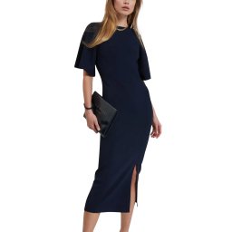 TED BAKER Rochie Aedna Bodycon Knit 282696 navy