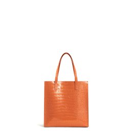 TED BAKER Geantă Wenella Croc Effect Large Icon 282817 tan