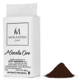 Cafea macinata Morandini Caffe Miscela Oro, 250g, 90% Arabica si 10% Robusta, artizanala