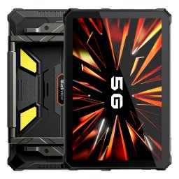 Tableta Blackview Active 12 Pro Rugged, Negru, FHD+ 11 , 2K, 5G, Proiector 200 lumeni, 24GB RAM (12GB + 12GB extensibili), 256GB ROM, Android 15, Dimensity 7300, 30000mAh, NFC, Dual SIM
