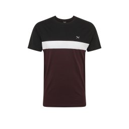 Iriedaily Tricou 'Court' roșu vin / negru / alb
