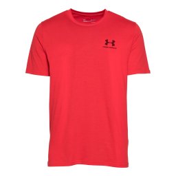 UNDER ARMOUR Tricou funcțional 'Sportstyle' roșu / negru