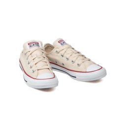 CONVERSE Sneaker low 'Chuck Taylor All Star Classic' bej deschis / roșu / negru / alb