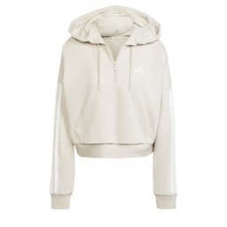 ADIDAS SPORTSWEAR Hanorac sport 'Essentials' gri taupe / alb