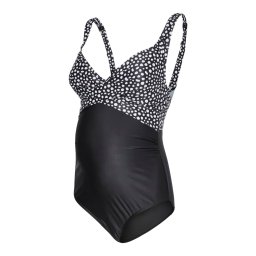 MAMALICIOUS Costum de baie întreg maro cappuccino / negru / alb murdar