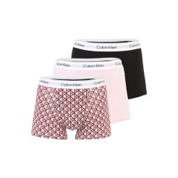 Calvin Klein Underwear Boxeri roz / roz / roșu burgundy / negru